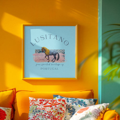 Free Spirited - Lusitano Art Poster