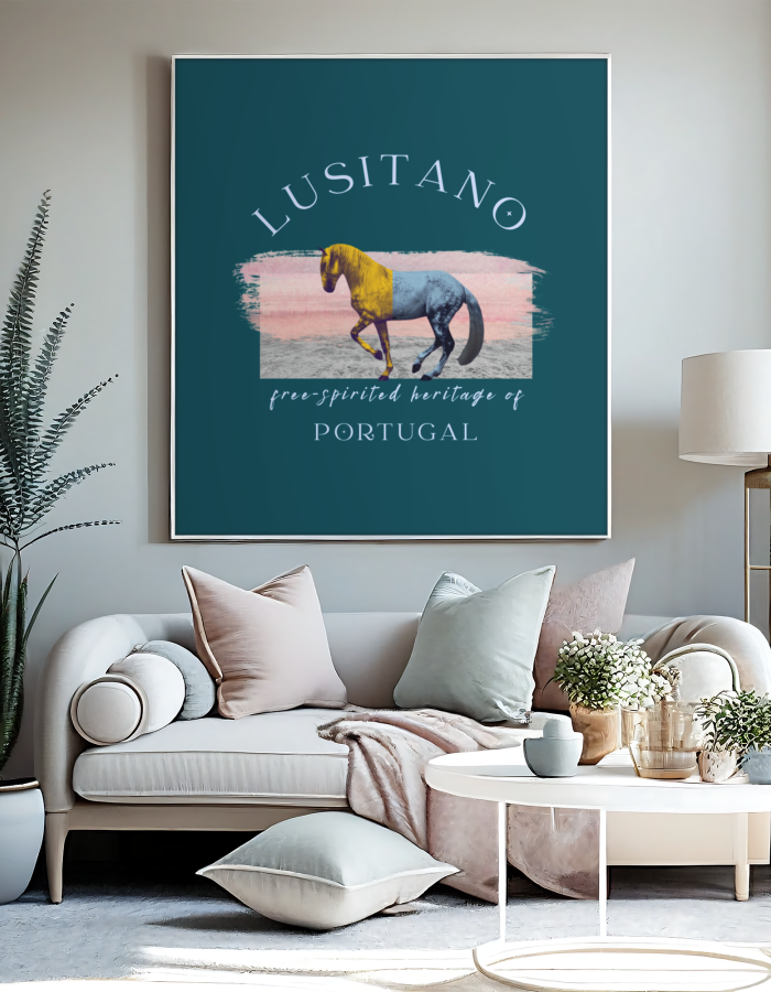 Free Spirited - Lusitano Art Poster