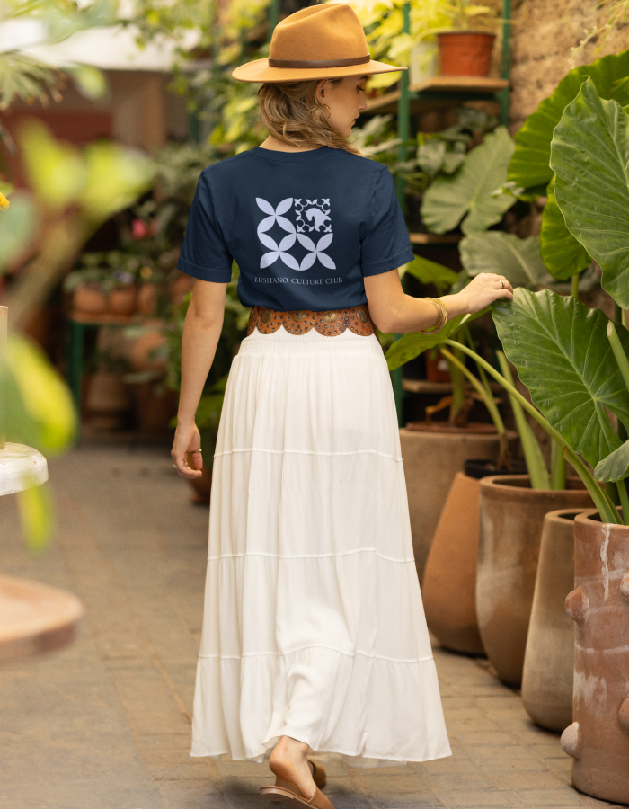 Sparking Change | T-shirt | M | Blue | Back design