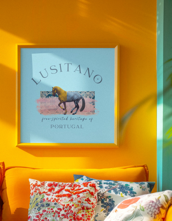 Free Spirited - Lusitano Art Poster