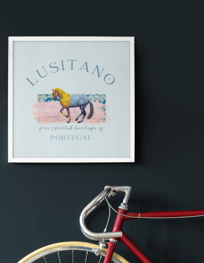 Free Spirited - Lusitano Art Poster