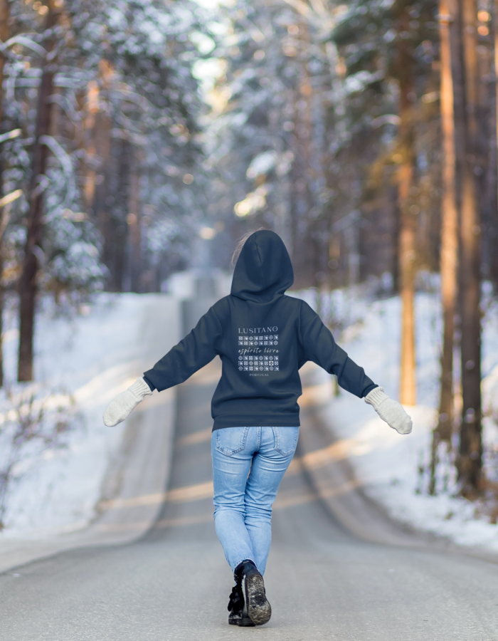 Espirito Livre | Hoodie | Navy | M | Back design