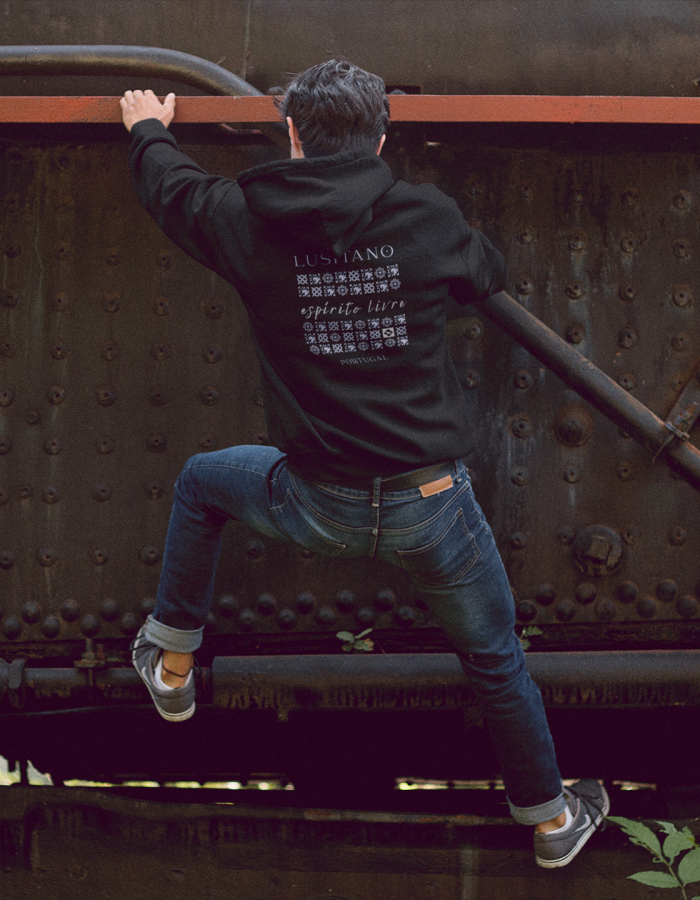 Espirito Livre | Hoodie | Black | M | Back design