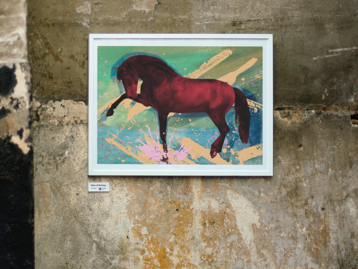 Pulse of Heritage - Lusitano Artwork